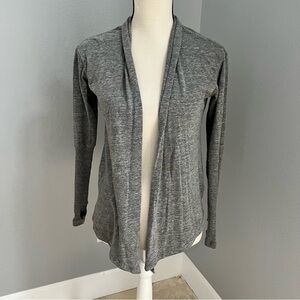 Alternative Gray Heathered Cardigan Sweater